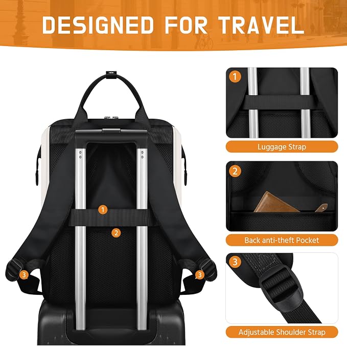 Maelstrom Laptop Backpack, Travel Backpack Gift - Image 7
