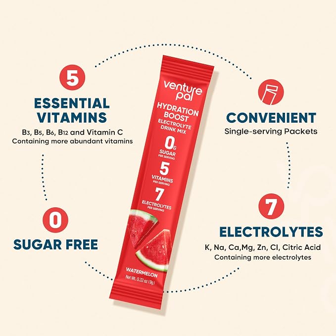 Venture Pal Sugar Free Electrolyte Powder Packets - Image 5