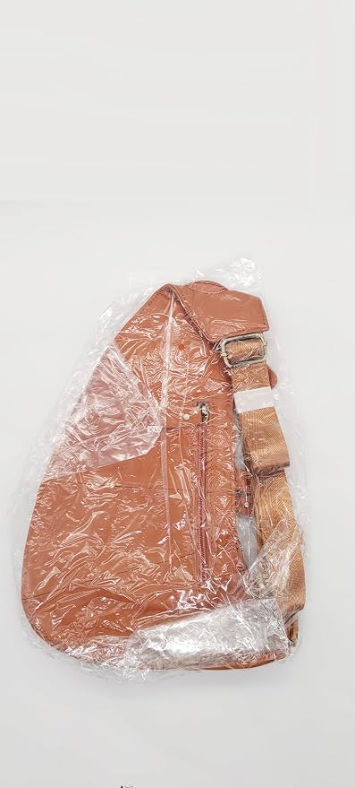 Hebetag Small Leather Sling Bag Crossbody Backpack - Image 9
