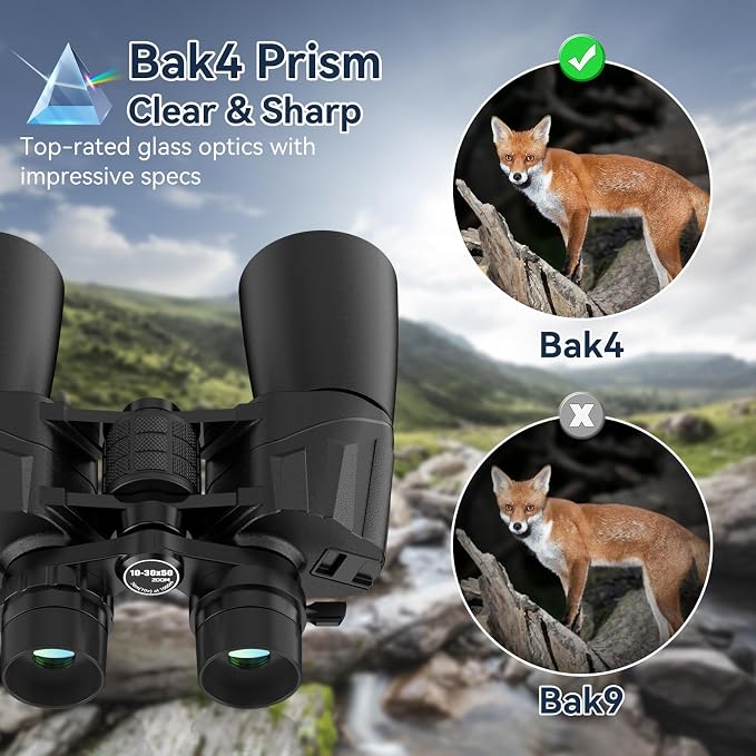 10-30X50 High Powered Zoom Binoculars - Image 4