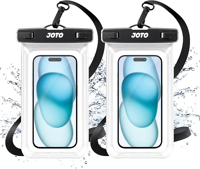 JOTO 2 Pack Universal Waterproof Phone Case by JOTO