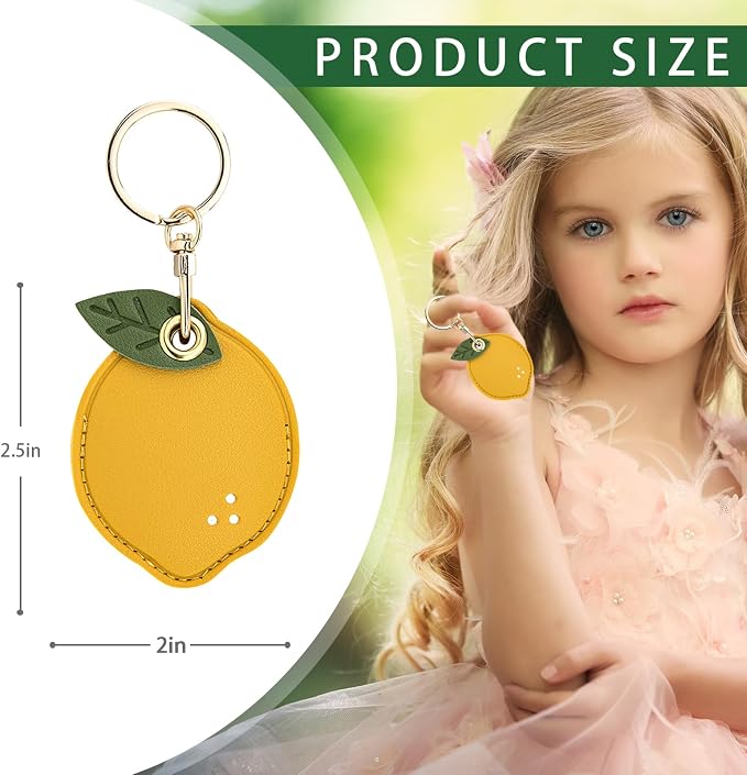 Leather Keychain Case Holder Compatible - Image 2