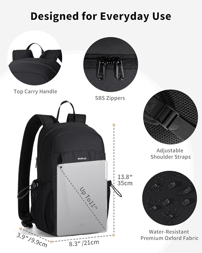 ECOHUB Mini Anti-Theft RFID Backpack - Image 6