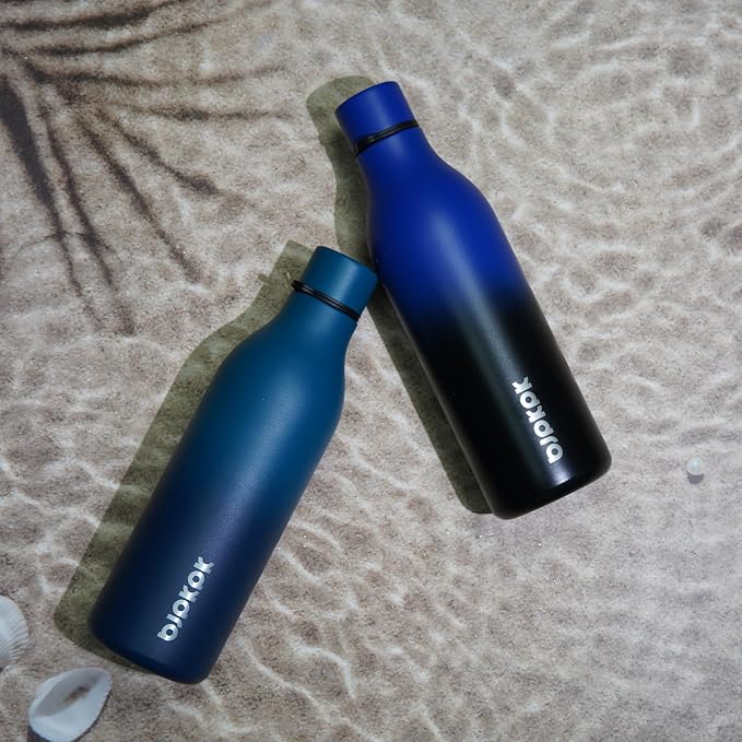 BJPKPK Insulated Water Bottles, 18 oz Stainless Steel Metal Water Bottle - Image 4