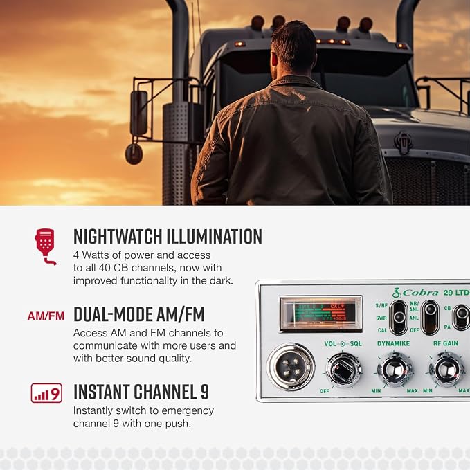 Cobra 29 NW AM/FM Classic Professional CB Radio - Image 3
