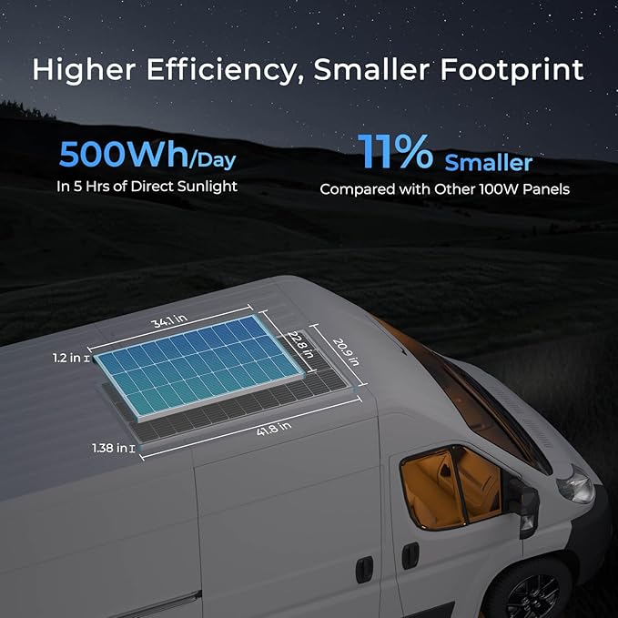 Renogy N-Type 100 Watt Solar Panel - Image 3