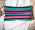 EKOBLA Decorative Lumber Cushion Case Mexican Stripes Pattern Ethnic Cinco De by EKOBLA