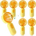Rossesay 6 Pcs Mini Portable Fan Bulk Cute Handheld Lightweight Small Little by Rossesay