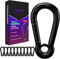 Spring Snap Hooks, Heavy Duty Rope Connector, Quick Link Carabiners Spring Snap by Manesi