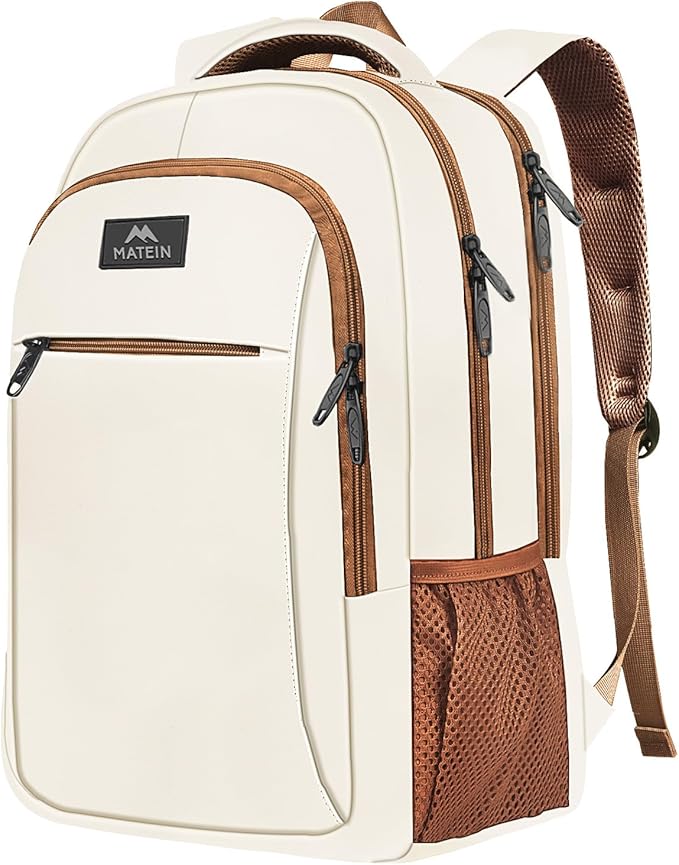 MATEIN 15.6inch Travel Laptop Backpack, Cute Anti Theft Slim Sturdy Laptops by MATEIN