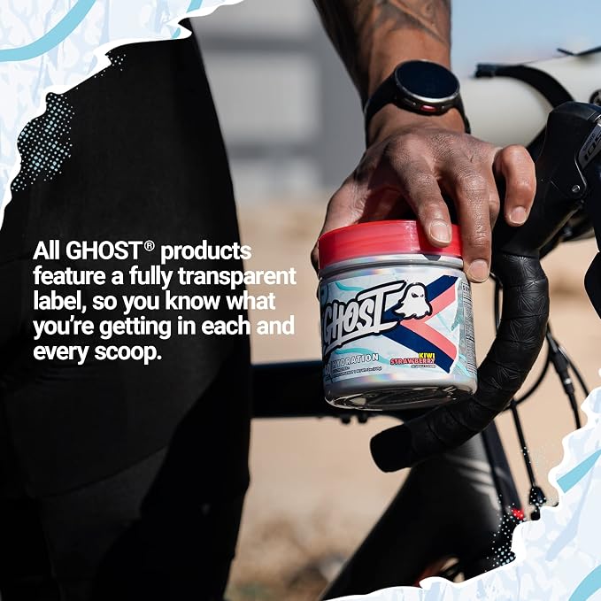 GHOST Hydration, Kiwi Strawberry, 40 Serv, Electrolyte Powder - Image 5