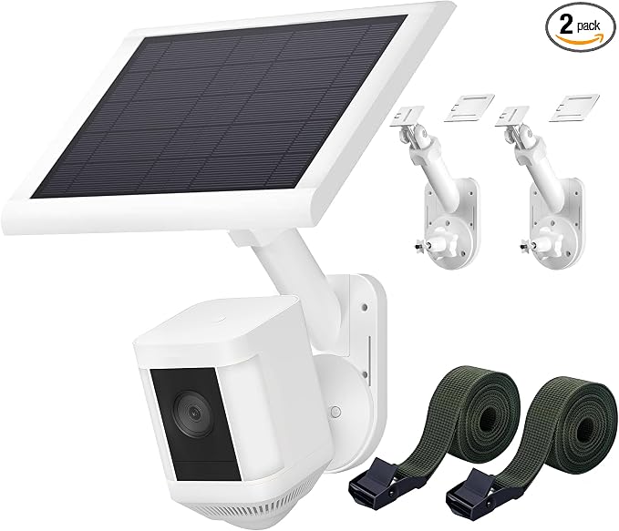 Wall Mount for Cameras and Solar Panels, 2-in-1 Mount for Ring, etc Solar Panel by Unknown