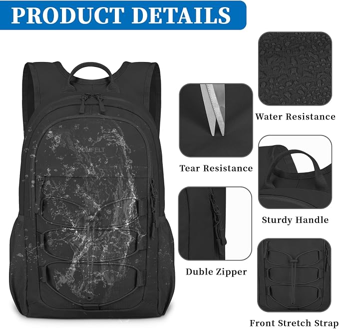 ZOMFELT Hiking Backpack for Women Men, 15L Lightweight Packable Backpack for - Image 4