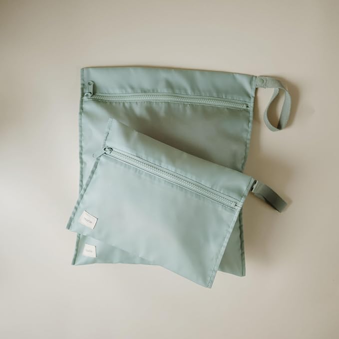 mushie Water Resistant Wet Bags | Large & Small Reusable Storage Bag - Image 3