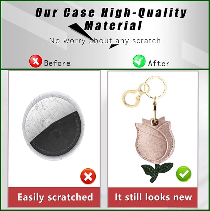 Leather Keychain Holder Case Compatible - Image 4