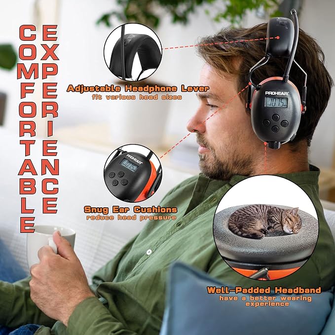 PROHEAR 027 AM FM Radio Headphones - Image 5