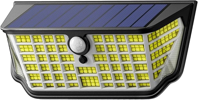 WdtPro Solar Lights Outdoor Waterproof, 300° Angle & 3 Lighting Modes Motion by WdtPro