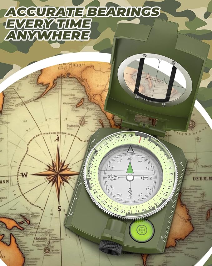 Sportneer Compass: Accurate Durable Lightweight Orienteering Compass - Image 3