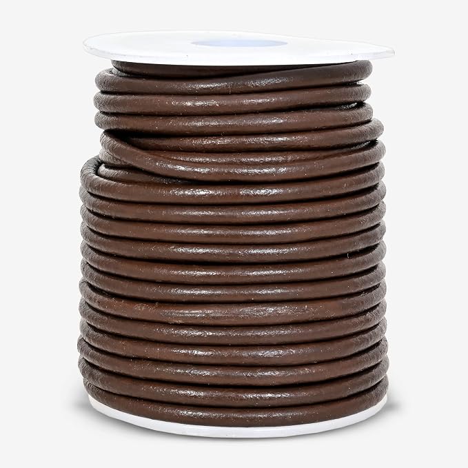 GENIQUE Real/Genuine Round Leather String Cord - Image 2