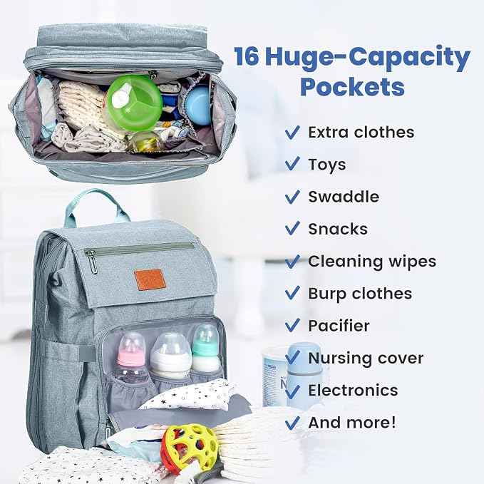 Baby Shower Gifts Diaper Bag Backpack - Image 2