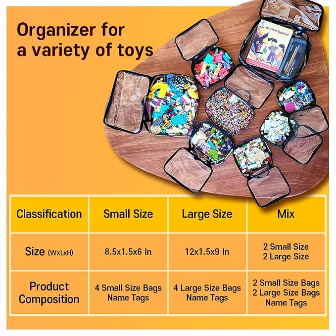 holay 4 Packs PVC Toy Storage Organizer - Image 7