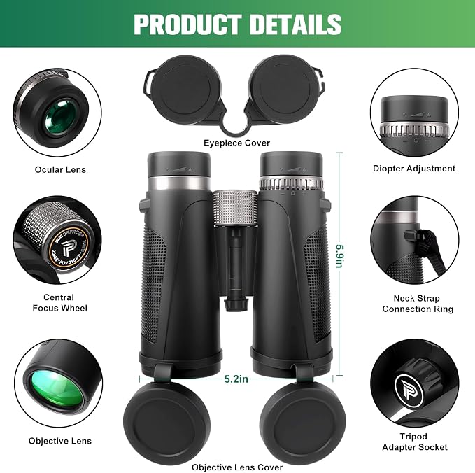 Pankoo 20x56 Binoculars for Adults High Powered - Image 7