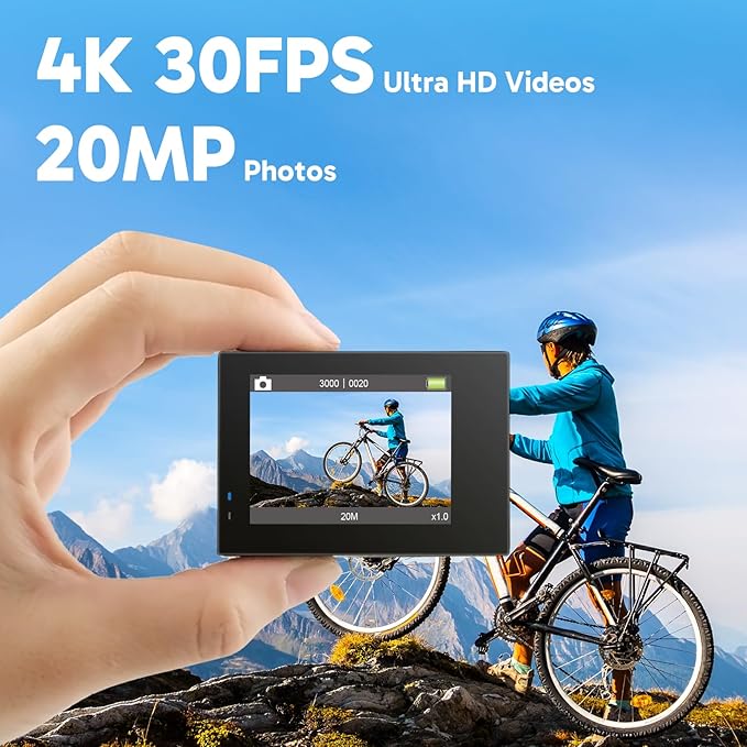 AKASO Brave 4 Action Camera 4K 30fps - Image 2