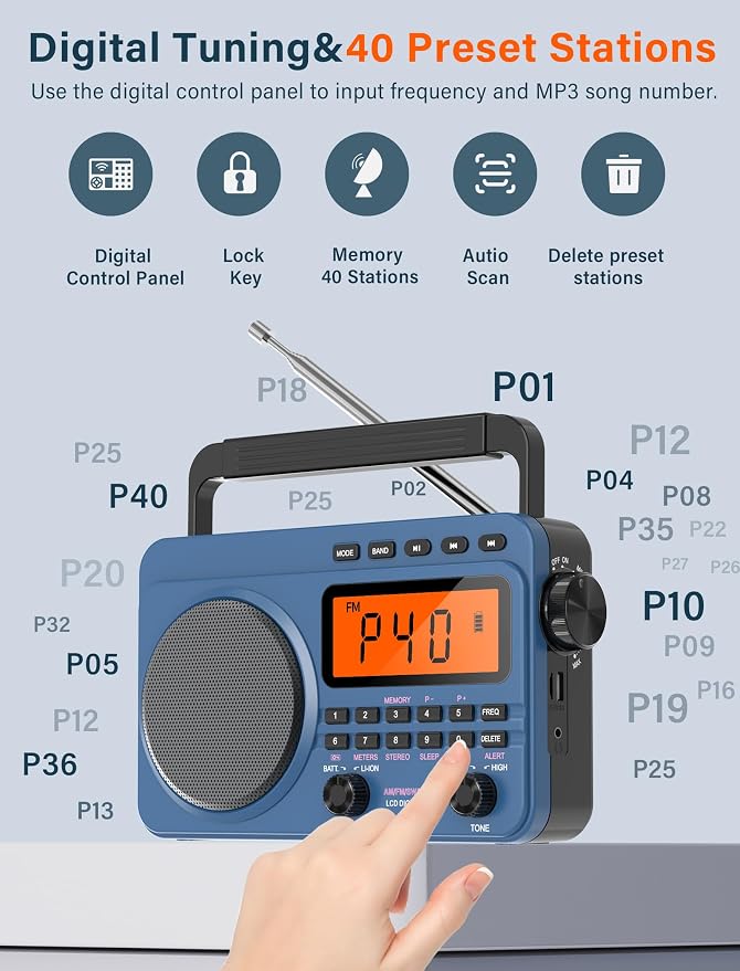 Digital AM FM Shortwave Radio - Image 7