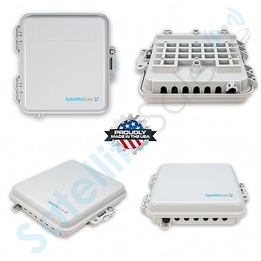 SatelliteSale Weatherproof Junction Box Heavy Duty Enclosure 8x7x2 Inches - Image 4