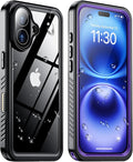 2025 New Designed for iPhone 16 Case Waterproof, Phone Case for iPhone 16 6.1" by Red2Fire