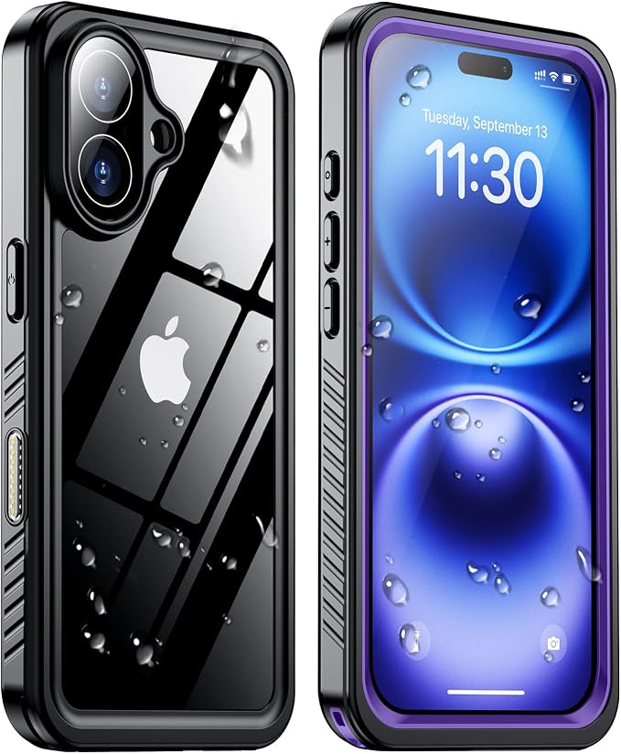 2025 New Designed for iPhone 16 Case Waterproof, Phone Case for iPhone 16 6.1" by Red2Fire