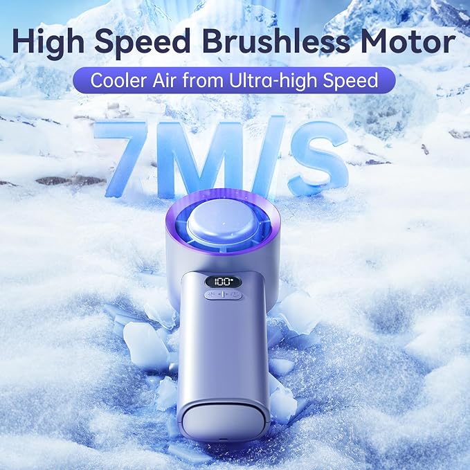 MUXNW Portable Fan For Travel Mini: Small Pocket Handheld Fan Personal - Image 2
