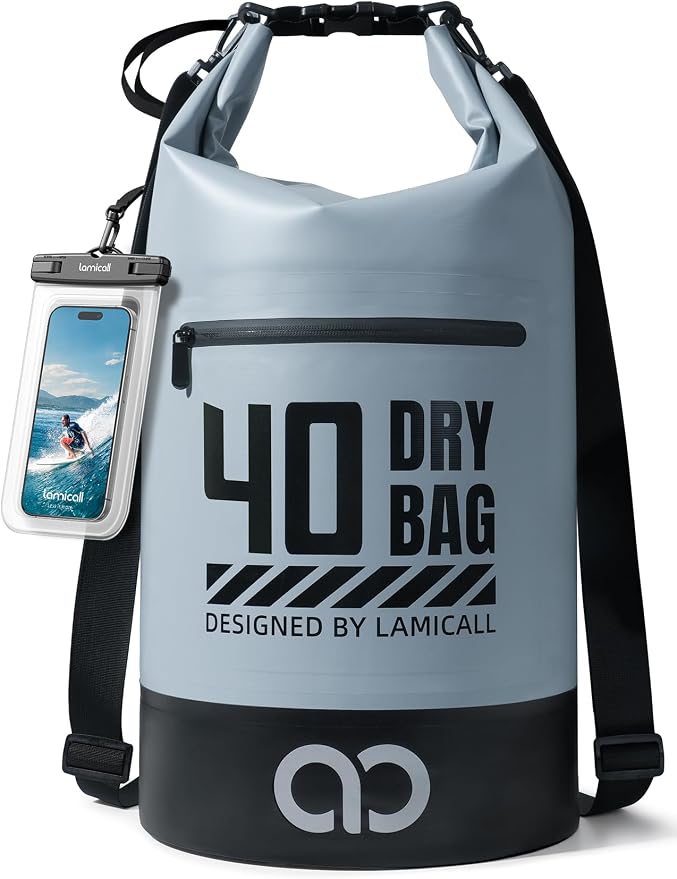 Lamicall Dry Bag Waterproof Backpack - 5L/10L/20L/30L/40L Large Water Proof Bag by Lamicall