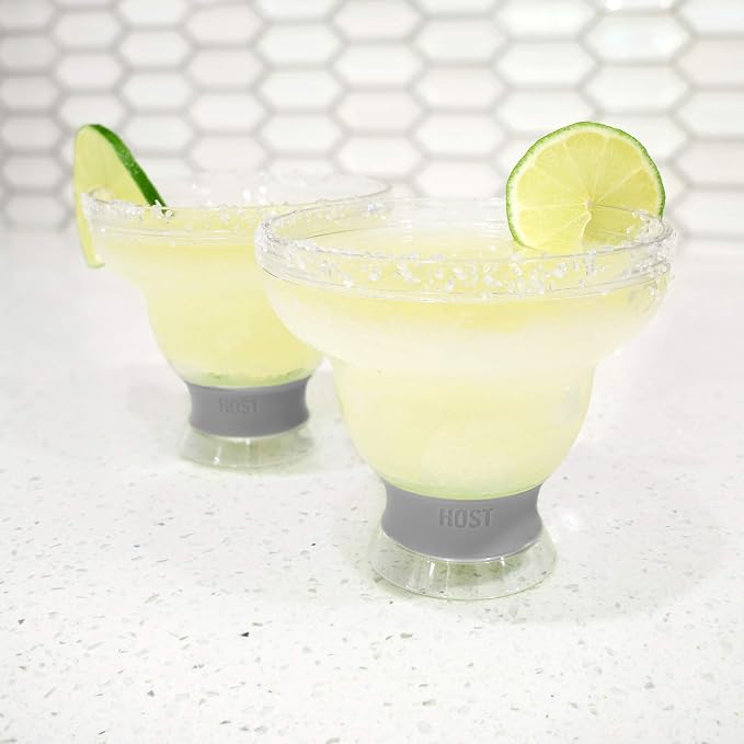 HOST FREEZE Margarita Cocktail Glasses, Frozen Cup Double Wall Insulated - Image 9