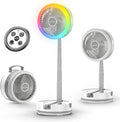 Socool 40000mAh Battery Operated Foldable Fan, Rechargeable Standing Fan by Socoolfancoolinhand