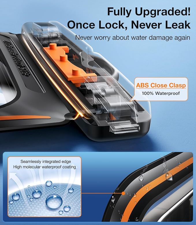 TORRAS IPX8 Waterproof Phone Pouch Floating, Underwater Screen Touchable - Image 4