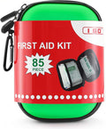 I GO 85 Pieces Hard Shell Mini Compact First Aid Kit, Small Personal Emergency by IGO