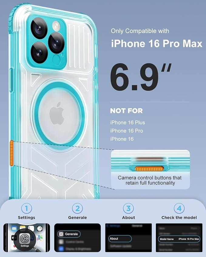 for iPhone 16 Pro Max Waterproof Case - Image 2