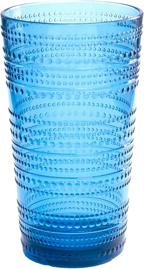 Beaded 16 oz Durable Acrylic Jumbo Drinking Glasses, Shatter-Resistant and - Image 2