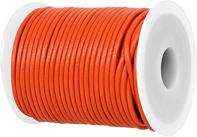GENIQUE Real/Genuine Round Leather String Cord by GENIQUE