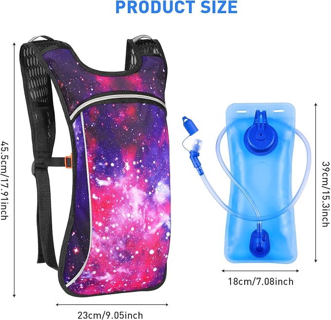 Rave Hydration Pack, Hydration Backpack - Image 2