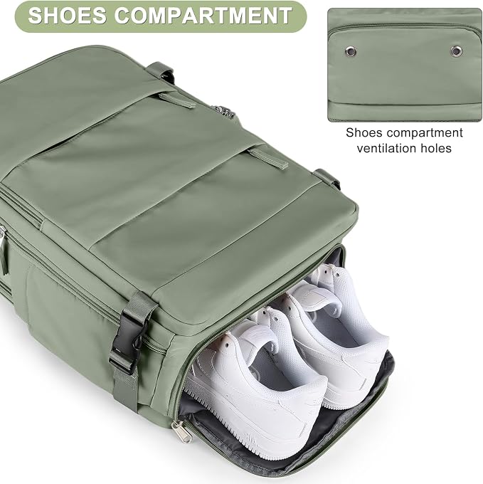coofay Travel Backpack For Women Men Airline Approved Carry On Backpack Flight - Image 6
