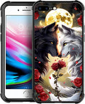 Case for iPhone 7 Plus/8 Plus, Soft Silicone Hard Acrylic for Shock Protection by FKBRCL4U
