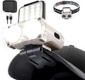 Hopedone LED Hard Hat Light, 800Lumens Rechargeable Dimmable Clip on Cap Lights by Hopedone