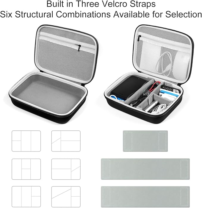 EVA Electronic Accessories Storage Case Large Shockproof Waterproof Storage Bag - Image 3
