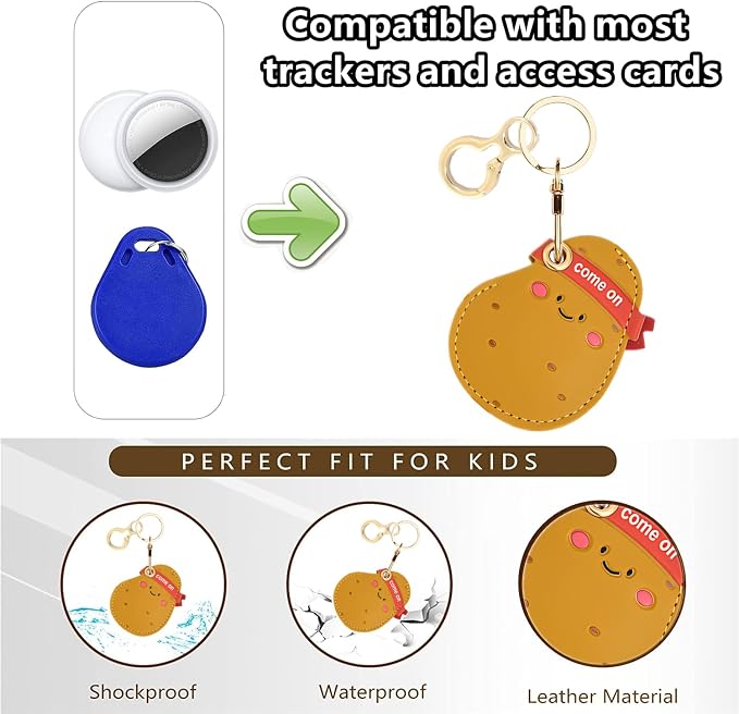 Leather Keychain Holder Case Compatible - Image 4