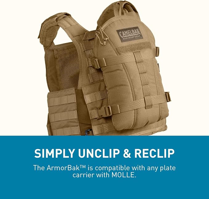 CamelBak Armorbak Tactical Hydration Pack Mil Spec Crux Reservoir Coyote - Image 5