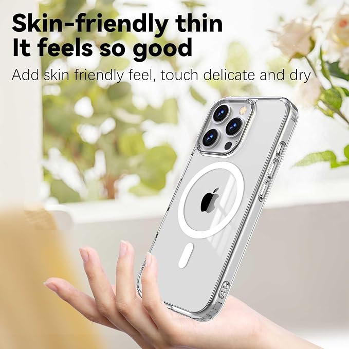 Magnetic Designed for iPhone 16 Pro Case Clear - Image 4