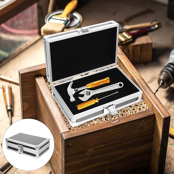 ERINGOGO Multi-Functional Aluminum Alloy Toolbox 4.3In Portable Small Tool - Image 9