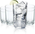 Drinique Unbreakable Elite Tall Glasses – Set of 4 | 14oz Tritan Plastic | Made by DRINIQUE